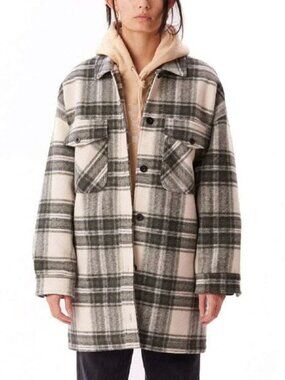 Obey Taylor Plaid Shirt Jacket